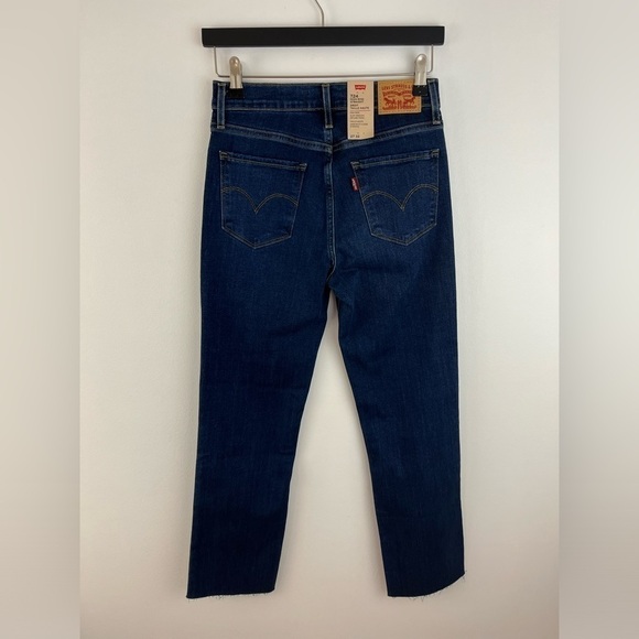 * NEW * LEVI'S High rise straight jeans. Size 27 - Picture 3 of 7
